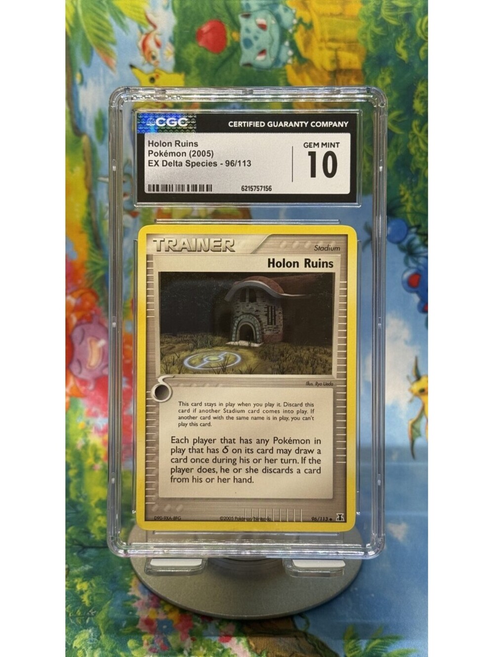 Holon Ruins EX Delta Species 96/113 2005 POP17! CGC 10